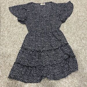 Blossom Black and White polka dot Dress